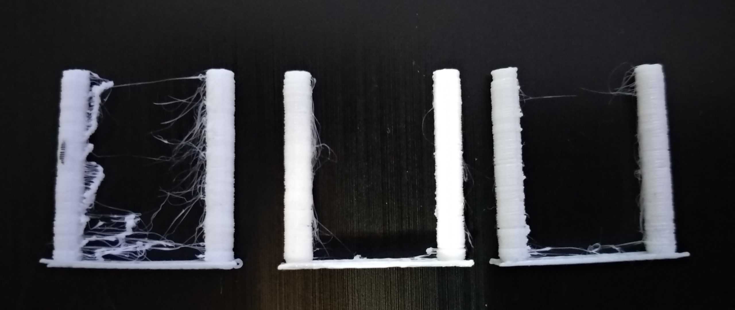 Pruebas de hilos (string test) en Anycubic 4Max Pro 3D printer